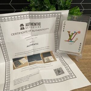 Louis Vuitton - Takashi Murakami Card - JOKER - Black